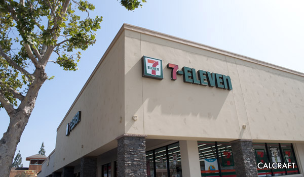 CALCRAFT can Manufacture, Brand, and Construct all projects for your Convenience Store, 7-Eleven Signs, 7-Eleven Convenience stores