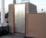 Specialty, Custom, Vapor Tank Enclosures, Canister Enclosures, Hand-Rails, Awnings, Sheet metal canister enclosure